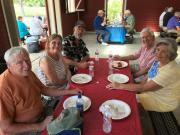 Picnic goers